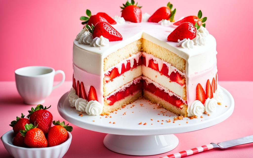 Receita Irresistível de Bolo de Morango!